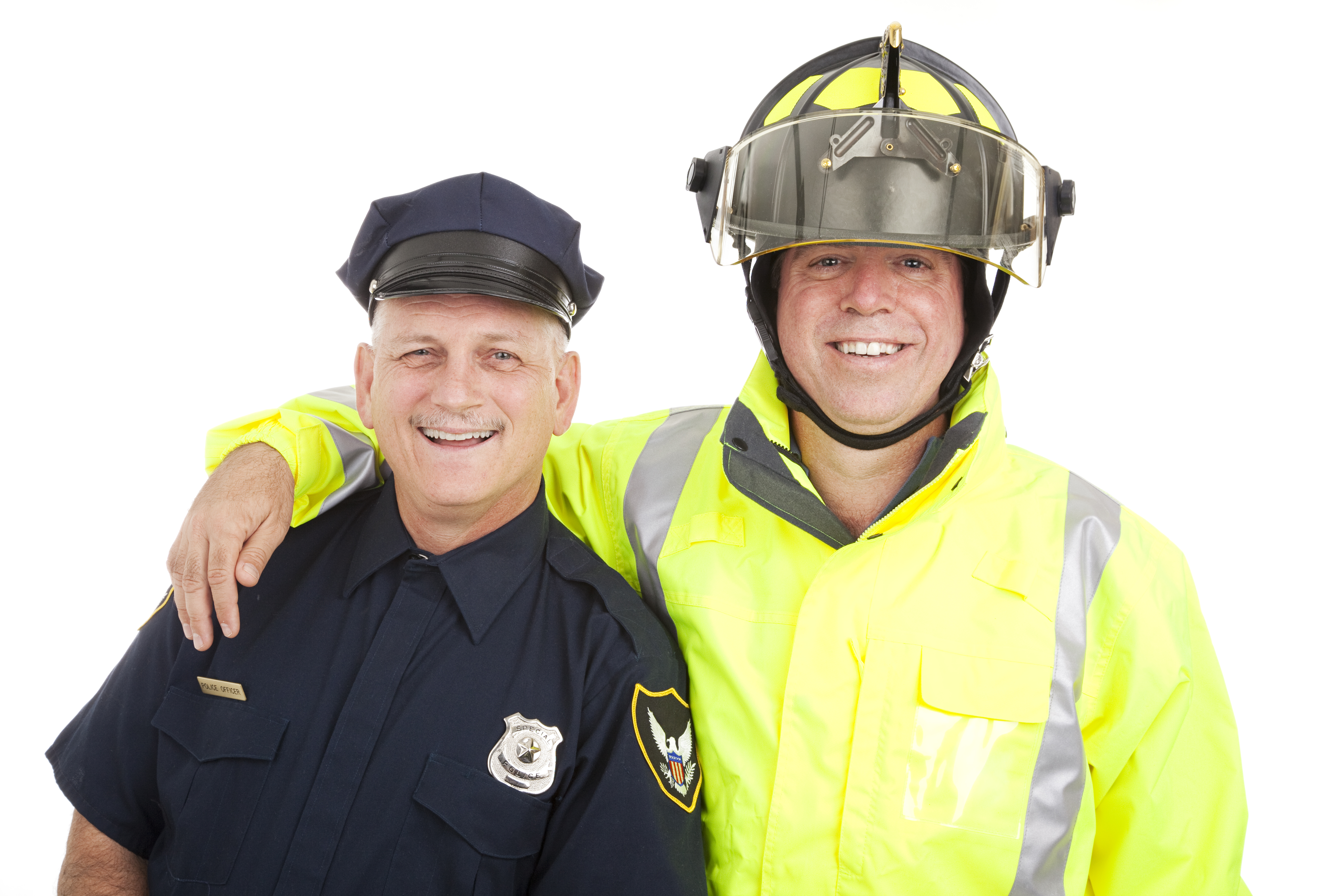 Firemen Policemen Shutterstock 73434199